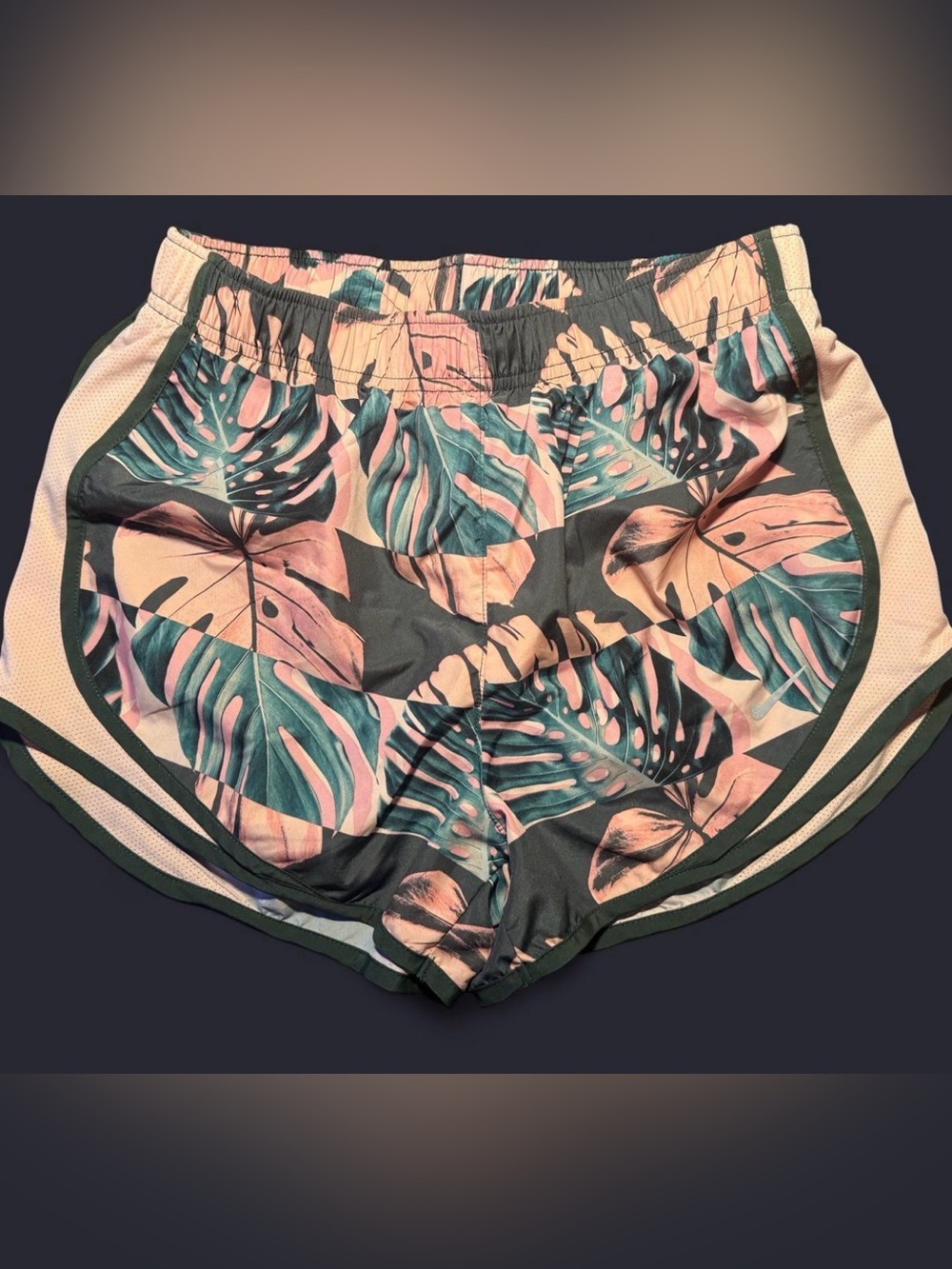 Tropical Pink Nike Dri-Fit Athletic Shorts 🌱